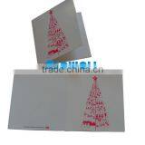 2013 cheap christmas card/ 3d greeting card for chrismas