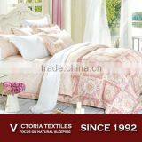 Luxury Print Reversible Double Cotton Bed Quilt Cover Bedding Sets for Girl thumbnail-1