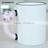 Promotional Item 11oz White Coated Ceramic White Blank Sublimation Mug thumbnail-2