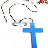 New Fashion Colorful Small Wood Crucifix thumbnail-2