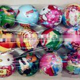 6.3cm PU Foam Stress Foam Toy Soccer Balls Sponge Neon Color Rubber Balls thumbnail-2