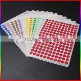 Custom Self Adhesive Round Fluorescent Sticker Paper With Colorful thumbnail-4