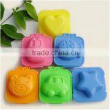 Food Grade Plastic 2pcs per Set Lovely Cat Car Fish Shaped Boiled Rice Egg Sushi Mold thumbnail-1