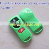 New Nis 3 Button Keyless Entry Remote Case (green)