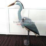 Plastic Heron Decoy for Hunting ,PE Material Animal Bait