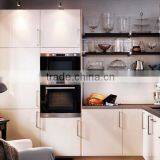 High Glossy Lacquer Modern Kitchen Cabinet Frosted Glass Doors thumbnail-3