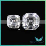 Lab Grown Color Diamonds Asscher Cut Forever Brilliant Moissanite thumbnail-2