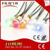 10mm Mounting Hole 12V DC Green Led Fishing Signal Light Panel Mount Electrical thumbnail-6