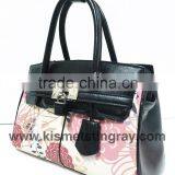 SMART CASUAL LADIES HANDBAGS, TOP HANDLE HANDBAGS WITH ADJUSTABLE SHOULDER STRAP, HIGH QUALITY GENUINE STINGRAY BAGS thumbnail-5