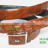 Brown Alligator Leather Belt