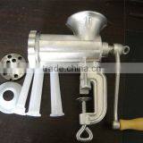 Manual Electro-plated Tin Meat Mincer No.8 Plastic Funnels thumbnail-2