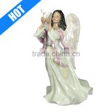customized porcelain handmade black angel figurines