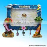 Hawaiian Seashore Beach Scene Poly Picture Frame With Charms thumbnail-1