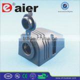 Auto Cigar Lighter Socket 12V DC Power Outlet Socket With Bracket 1 Hole,Standard Nut And Marine Cover