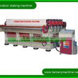China Cheaper 1600 to 3200mm Leather Vibration Staking Machine thumbnail-1
