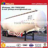 Tri-axle Dry Bulk Cement Tanker , Cement Bulker Truck Trailers With Air Compressor thumbnail-5