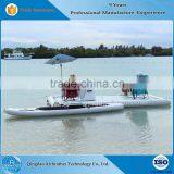 High Quality Private Small Inflatable PVC Floating Dock Pontoon for Sale thumbnail-1