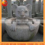 Garden Stone Water Fountain With Bear thumbnail-2