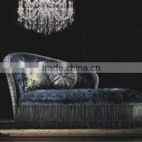 Arabia Classic Chaise Longue/Relaxing Couch/Leisure Reclining Chair/Comfort Fabric Bench,Middle East Style Bedroom Furniture thumbnail-1