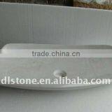 White Marble Stone Basin thumbnail-1