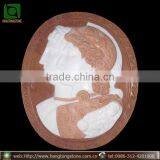 Marble Figure Head Low Relief Sculpture thumbnail-1