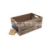 Товарная Гарантия. Складываемые деревянные торговые ящики с черной поверхностью отгорания и доской для мелкой росписи thumbnail-4