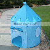 Kids' Round Castle Play House Child Blue Princess Teepee Tent thumbnail-1