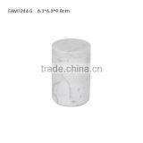 Home Decor Carrara Marble Candle Jars Designed With Lids for Customized thumbnail-2