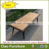 Dining Room Furniture Modern Teak Wooden Dining Table thumbnail-1