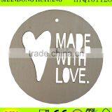 Unfinished Custom Laser Wooden Coasters Wholesale thumbnail-2