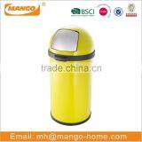 Kitchen Fashionable Garbage Bin With Pushing Lid Cover thumbnail-1