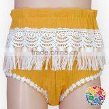 Baby Boutique Wholesale Colorful Lace Trim Elastic Waist Bloomer thumbnail-5