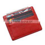 OEM Design Genuine Leather Exhibition ID Card Bifold Holder thumbnail-3