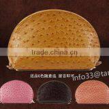 Women's Cosmetic Bag Colorfull Fashion Ostrich Grain Leather Make-up Bag Manufacturer thumbnail-2