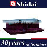 Dolphins Glass Coffee Table, Wood and Glass Coffee Table, Cheap Glass Coffee Table TA62 thumbnail-1