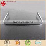 Store Fixtures Slatwall Hang Rail U-Shaped Hanging Bar Chromed Clothing Hanging Bracket thumbnail-3
