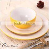 18pcs Two-tone Color Ceramic Dinner Set thumbnail-1