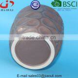 Wave Pattern Ceramic Succulent Planter Pot Matte Finish, Modern Minimalist Home Decoration thumbnail-5