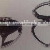 Plastic Heart-shaped Folding Sided Mirror Pocket Mirror thumbnail-2