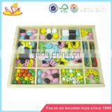 Wholesale Diy Creative Wooden Beads Box Toy High Quality Kids Wooden Beads Box Toy W11E012 thumbnail-4