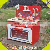 Wholesale Kids Wooden Toy Kitchen Role Play Baby Wooden Toy Kitchen Most Popular Children's Wooden Toy Kitchen W10C154 thumbnail-2