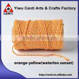 Low Price Orange and Yellow Coloured Original Cotton Bakers Twine Double Colour Bakers Twine thumbnail-1