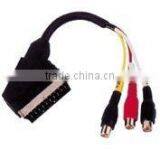 Scart Plug to 3rca Jack Cable VK30371 thumbnail-1