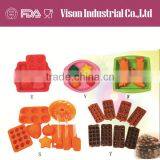 100% Eco-friendly Silicone Cookware Set With SS Handle thumbnail-3