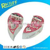 Pink Heart Shape New Baby First Tooth Box/case in Hot Saling thumbnail-1