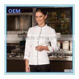 Hot Sale Custom Long Sleeved Chef Uniform thumbnail-2