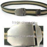 Green Strip Alloy Buckle Military Webbing Belt thumbnail-1