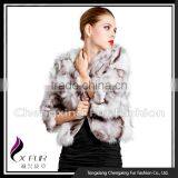 CX-G-A-121E Genuine Fox Fur Fashion Women Winter Jacket thumbnail-5