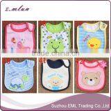 Wholesale High Quality Cotton Cartoon Bandana Baby Bib thumbnail-4
