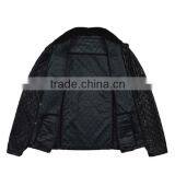 Chinese Style Black Men's Leather Jacket thumbnail-4